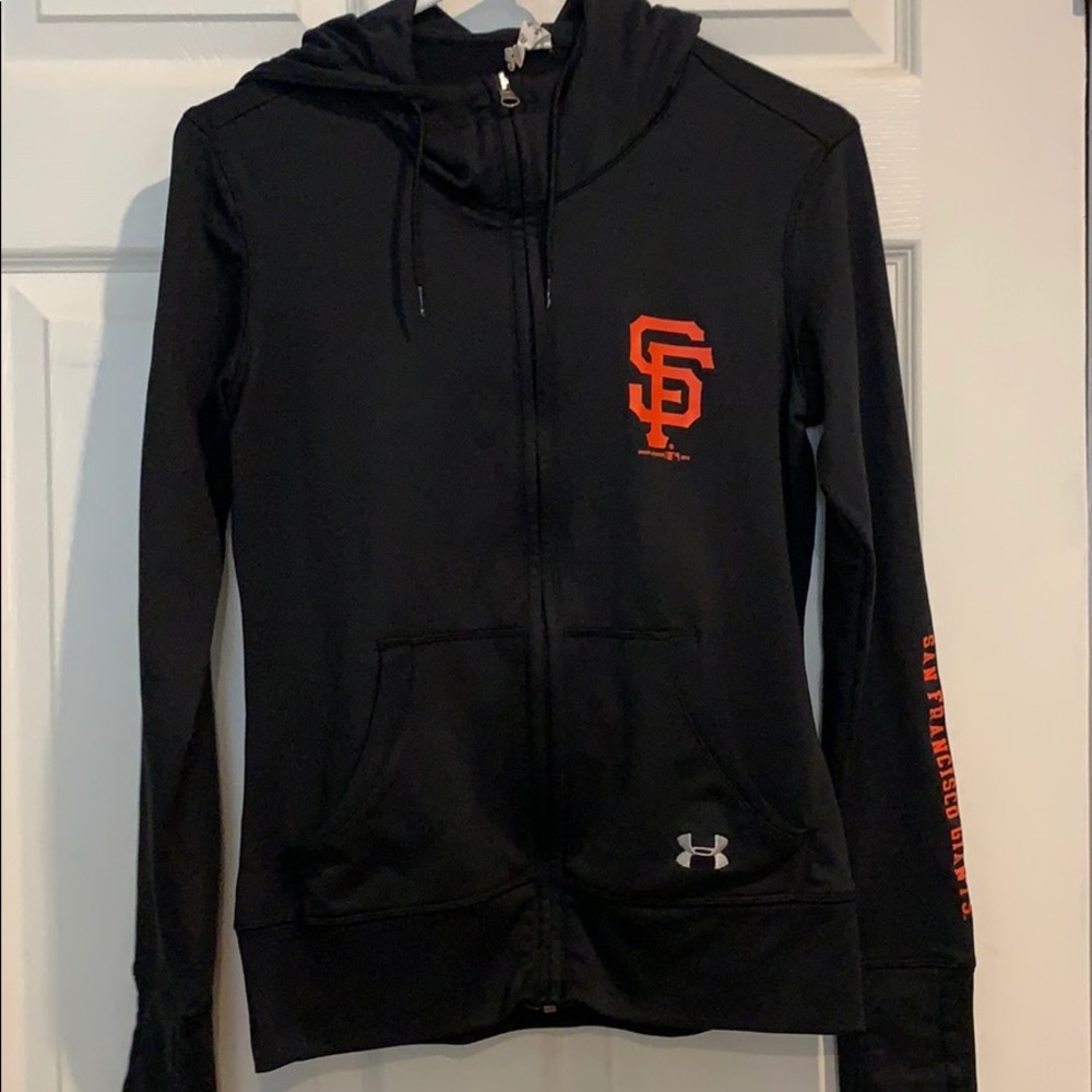 SF Giants Under Armor Athletic Zip Up Hoodie
